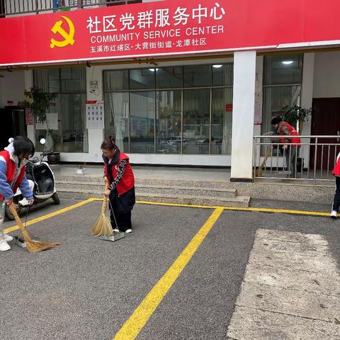 第十一期--龙潭社区党群服务中心开展“学雷锋树新风”3.5志愿活动