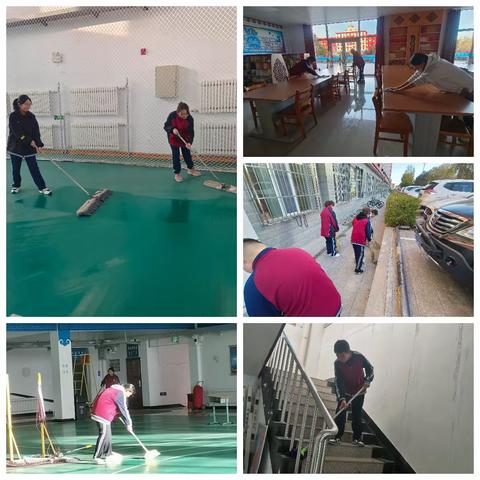 锡林浩特市蒙古族中学初中252班劳动纪实