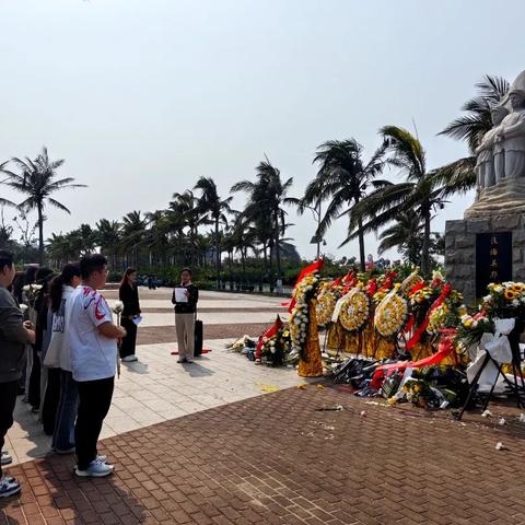 海经贸关工委举行“清明祭英烈，薪火永相传”主题活动