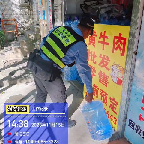 清水河街道东西片区市容巡查工作总结