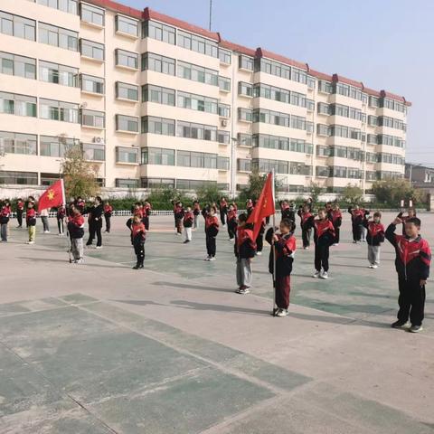 祁城学校中国少年先锋队建队日 入队仪式