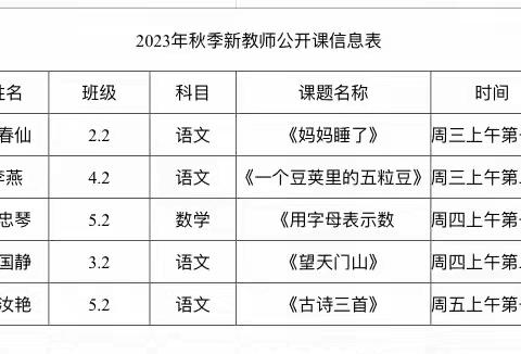 雷波县卡哈洛九年一贯制学校 小学部新教师公开课教研活动