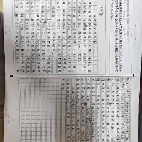 七八单元综合练习优秀考场作文
