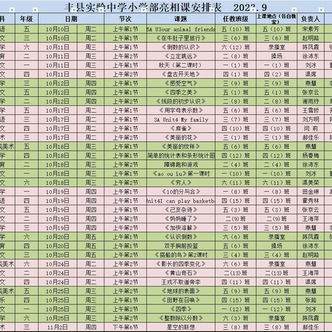 一见倾“新”，师路起航——记丰县实验初级中学小学部新教师亮相课活动（数学、英语学科）