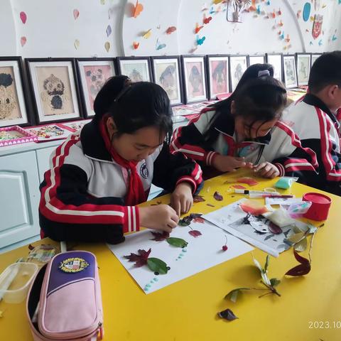 和政县龙泉小学手工制作社团                                          ——寻找秋天的印迹