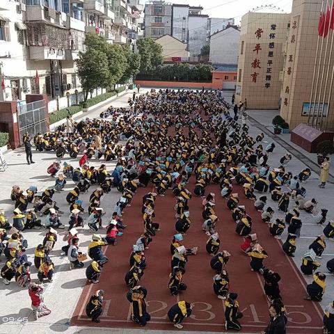 “防震减灾，守护生命”——余干县第三小学防震减灾安全演练