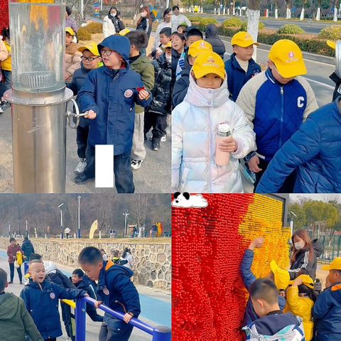 六品堂书法&点点之家托管 放假第一天的快乐 ‍ ‍ ‍