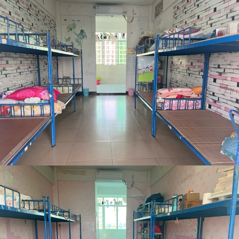 “宿”说温馨，“寓”见美好—嘉积二中开展4月份“月优宿舍”评比活动