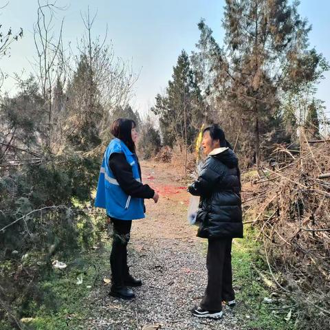 发挥网格力量，禁烧宣传不停歇