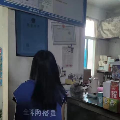 网格员开展网格日常工作巡查