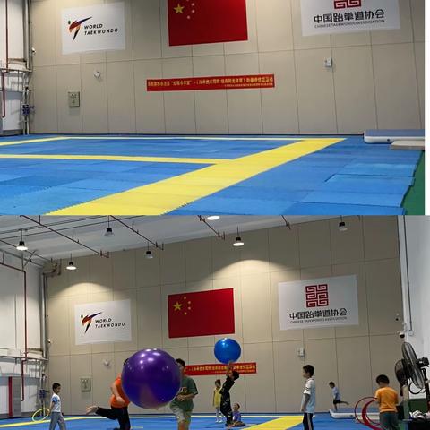 乐东黎族自治县“红领巾学堂”第五期活动：《传承武术精粹 培养阳光体育》跆拳道体验活动在乐东体校天天跆拳道训练中心开展