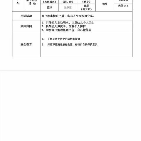 启智幼儿园国际学三班10月总结