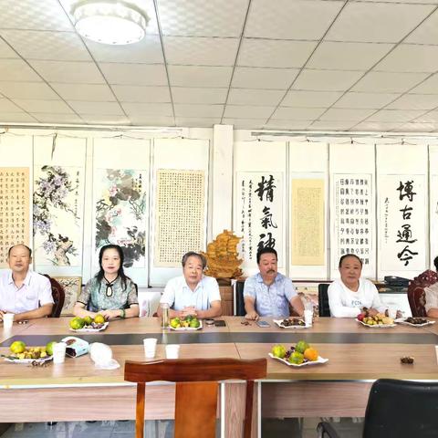 迎建国75周年南阳红促会走进南都光武书画院