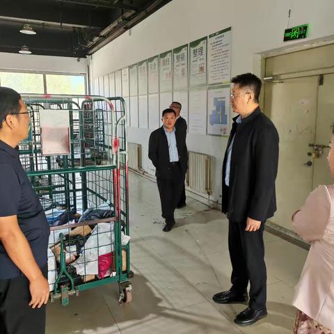 区分公司潘峰副总到鄂尔多斯市城区分公司调研