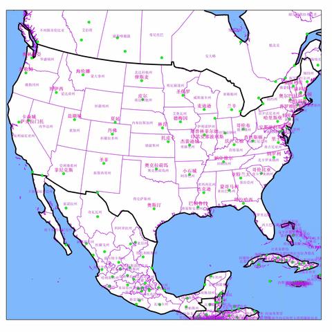 美国州府所在地