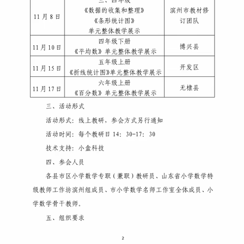 践行双新，行则将至 ——滨州市滨城区逸夫小学数学团队参加市基地校教研活动学习纪实