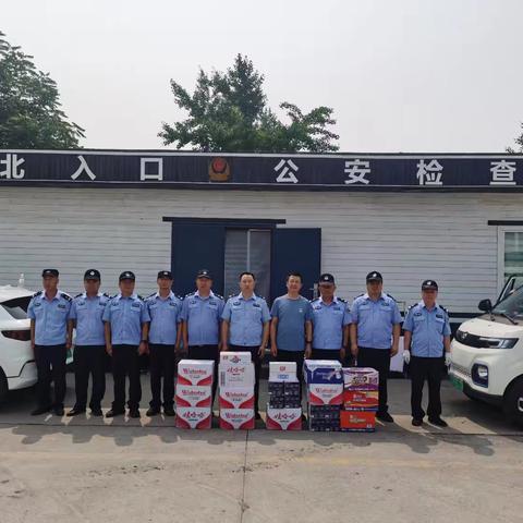 【东水分局】开展暖警慰问上一线活动