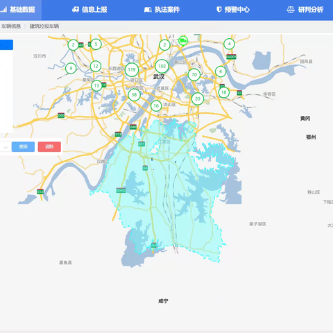 江夏区2024年10月5日夜间建筑弃土弃料智慧监控和执法督察工作情况