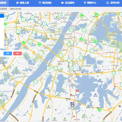 江夏区2024年10月15日建筑弃土弃料智慧监控和执法督察工作情况