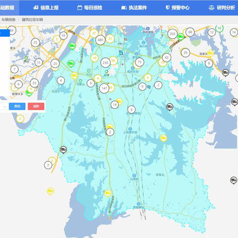 江夏区2024年11月17日建筑弃土弃料智慧监控和执法督察工作情况