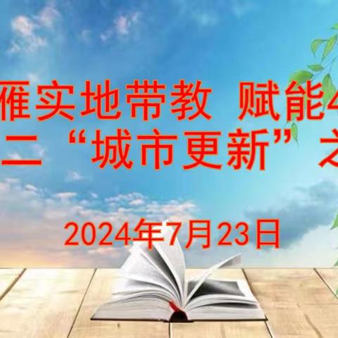 育雁实地带教之丰二“城市更新”经验分享