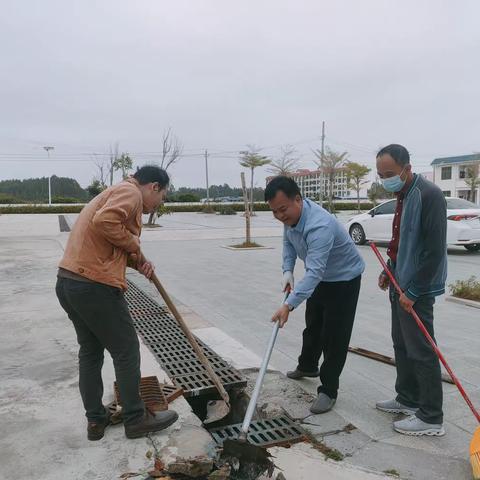 东方市新街社区卫生服务中心迎新年大扫除活动