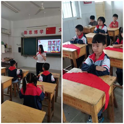 你好，少先队！———郑家镇五圣小学举行一年级入队仪式