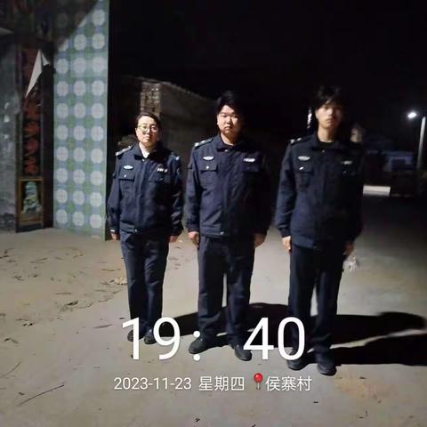 网格员持续夜间巡逻，为辖区安定保驾护航