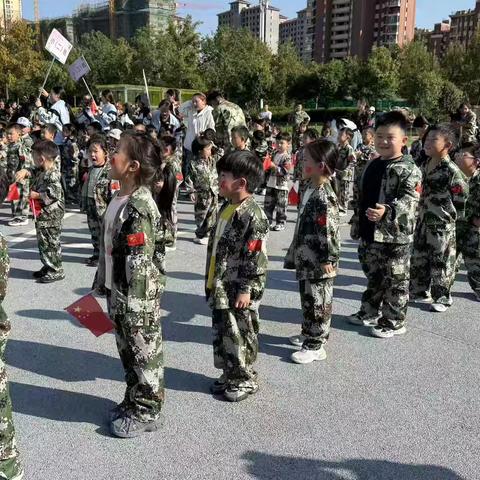 牛津（金色名城）幼儿园欢度国庆-大型军事亲子运动会