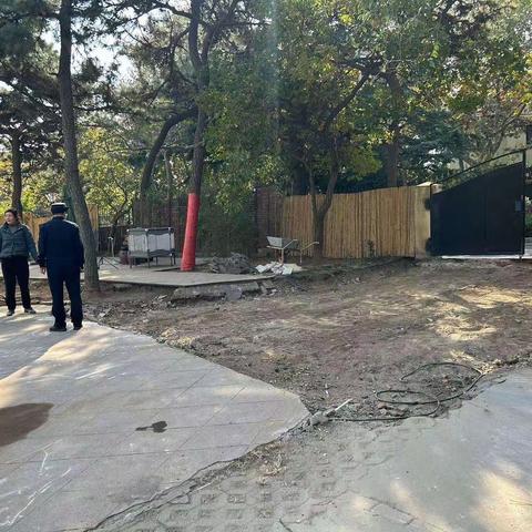 八大关中队开展文保建筑专项检查