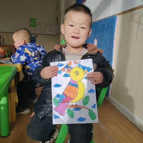 幼儿园的快乐时光一大风车幼儿园小班美术作品