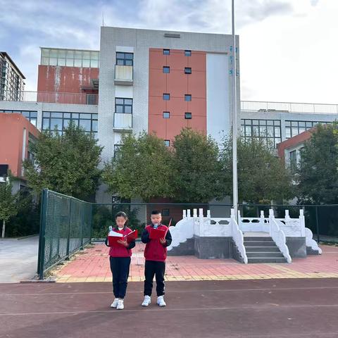 “消防我践行，平安伴校园”——乐陵市城西小学升旗仪式