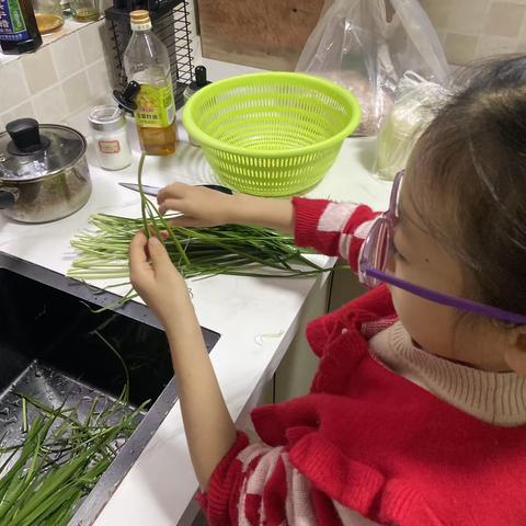 今天来包我最喜欢的韭菜馅大饺子啦！