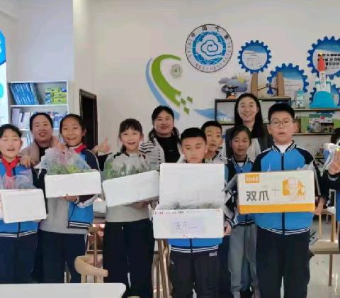 无土栽培展成果，收获活动增体验——工农小学劳动学科+气象学科 学科融合实践收获日志