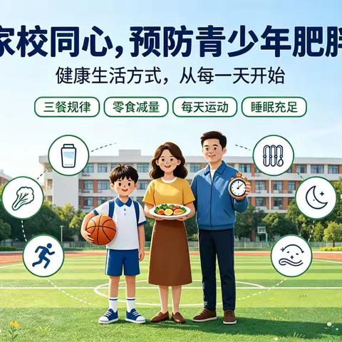 关注孩子体重，家校携手预防青少年肥胖