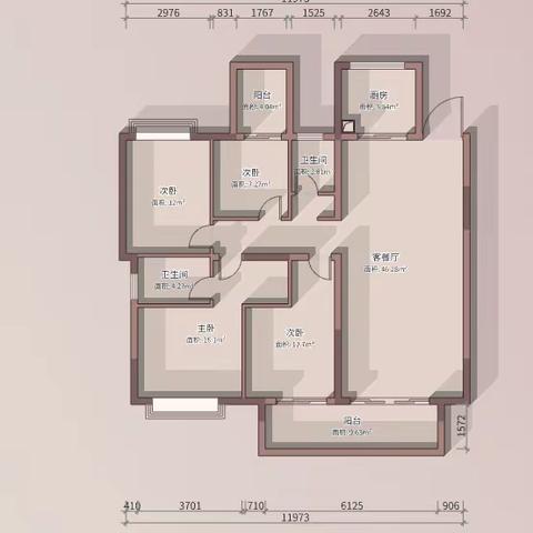 保利大都汇天悦4栋01号户型