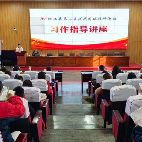 桃江县第三区域共同体 ﻿习作指导讲座活动纪实