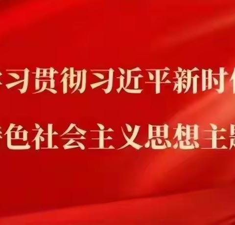 学习贯彻习近平新时代中国特色社会主义思想主题教育