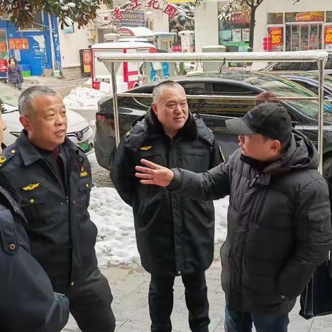 唐家墩市场监管所积极发挥职能作用妥善应对雨雪冰冻天气