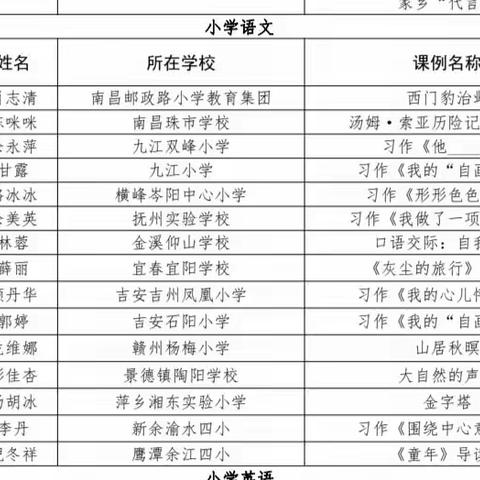 [党建]+[学习]   等风来，不如追风去——观摩“江西省基础教育小学语文优秀课例展示活动”