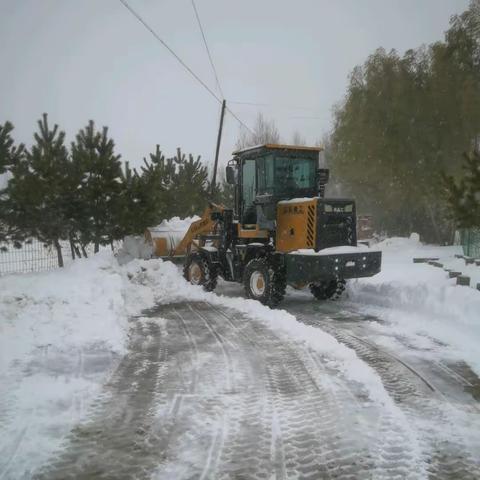 【主题教育】以雪为令，除雪为民—固日班花苏木全力以赴开展除雪工作