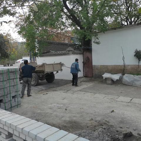 洪河村乡村建设进行中