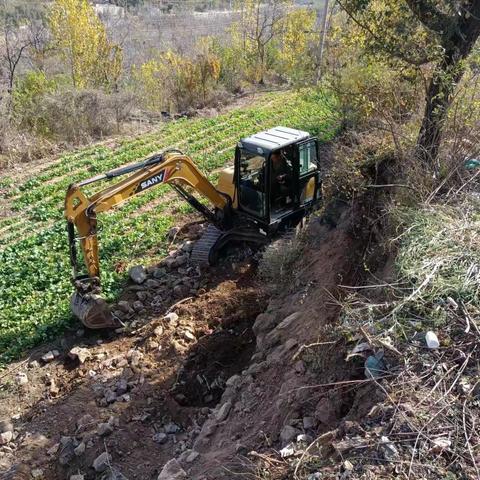 洪河村乡村建设进行中