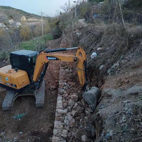 洪河村乡村建设进行中