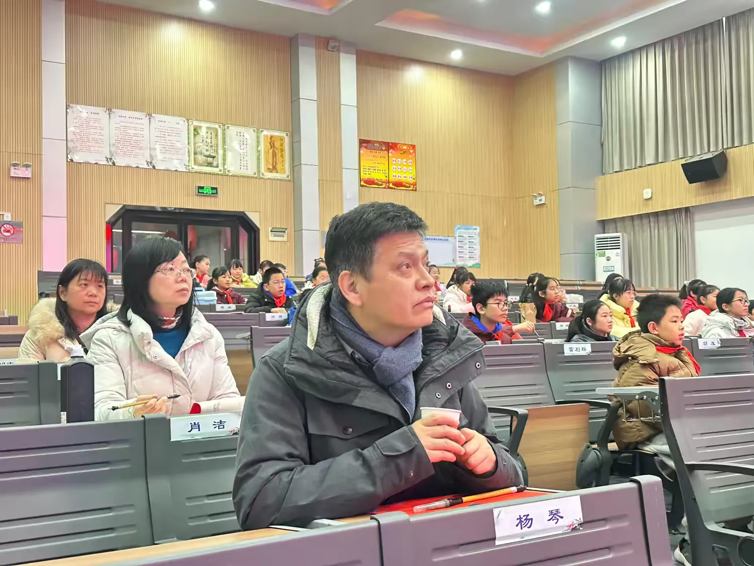 图片[6]-书香润童年，福马迎新春！小志老师受邀到白鹭街小学讲书法-52书法博客