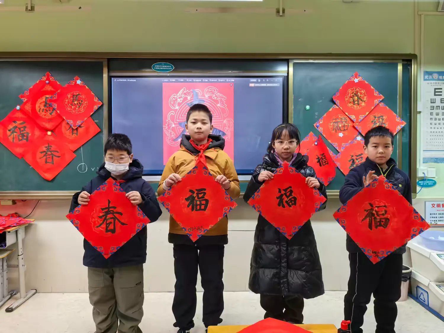 图片[19]-书香润童年，福马迎新春！小志老师受邀到白鹭街小学讲书法-52书法博客