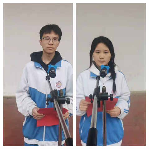 郓城县实验中学高二2部"执着追梦，续写辉煌"主题升旗仪式