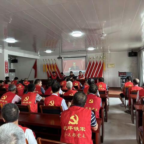 杭坪镇开展环境卫生志愿活动