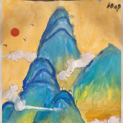 汝州市晋唐书画预备大师班作品（朝阳路西与西环路交叉口西100米）