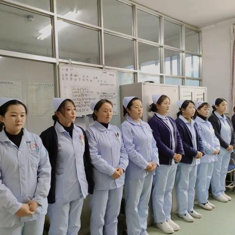 华亭市中医医院糖尿病科一月份护理业务查房